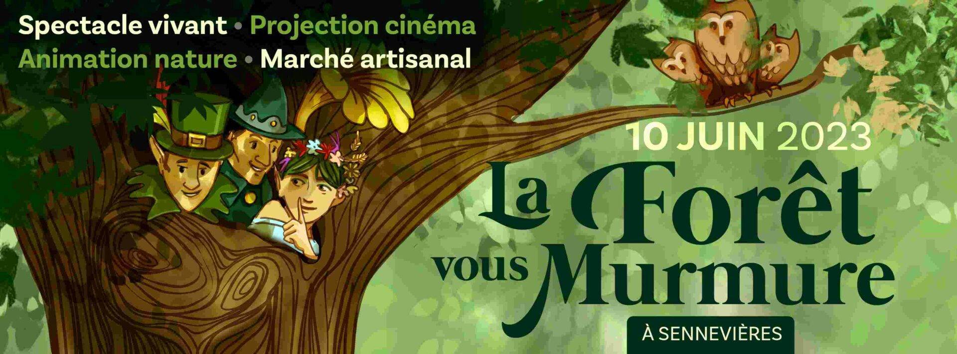 Une journée immersive avec des évènements et des activités pédagogiques et artistiques en forêt de Loches