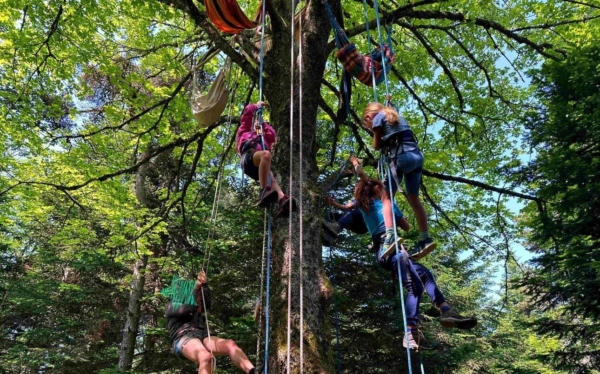 Weekend de grimpe et nuit en forêt