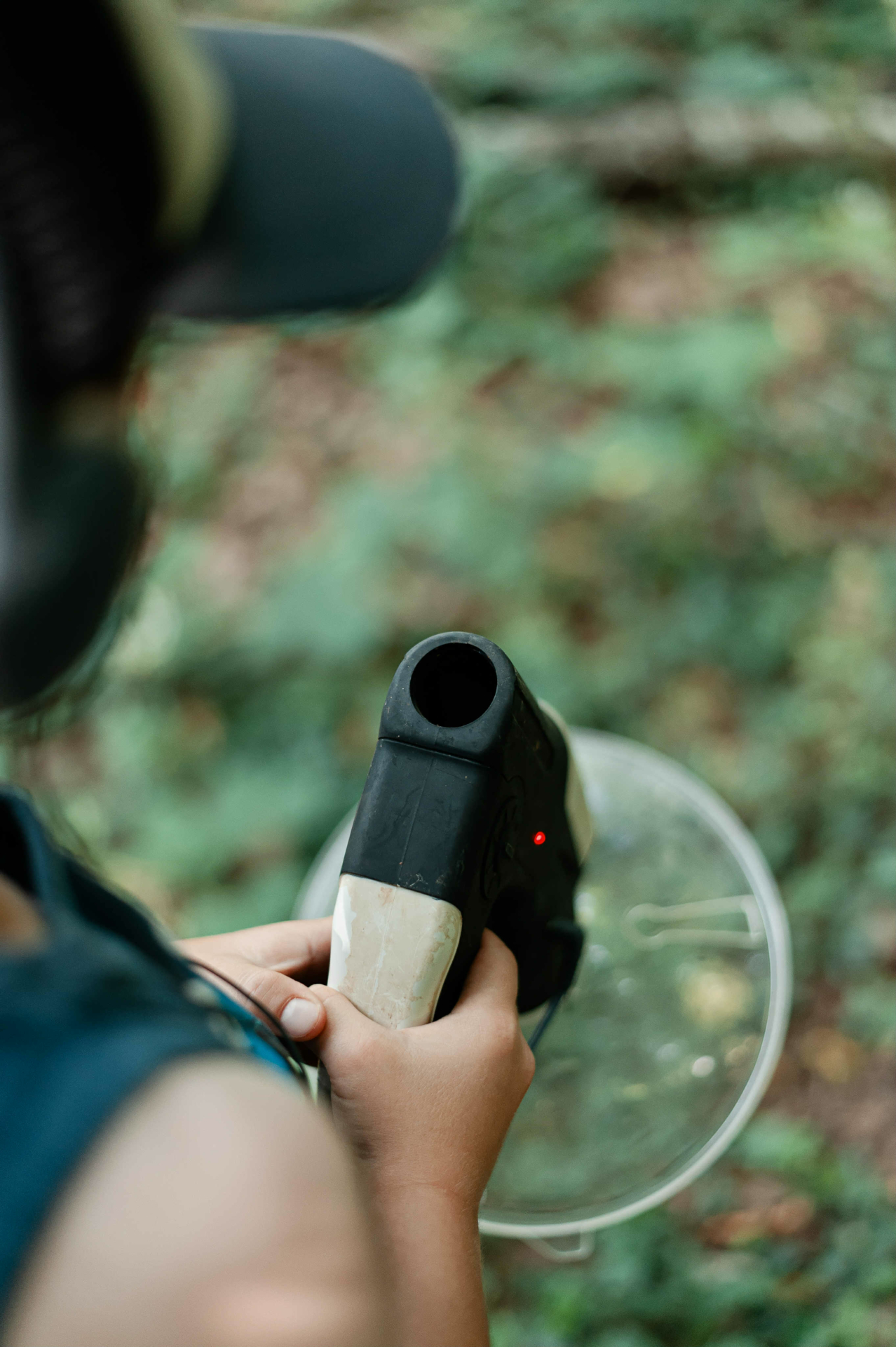 Cinécyclo dans le bois de Courcuire