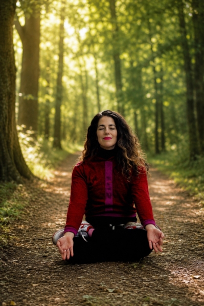 Cours de yoga géant, avec Malena Beer