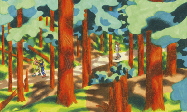 Conférence dessinée – Sports et loisirs en forêt de Fontainebleau : enjeux et cohabitation, avec CODERANDO (René Boccanfuso), Mountain Bike Foundation (Calos Blanco), ONF