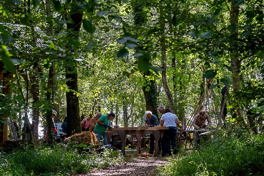 Chantier Wooding au Col de Pouthet